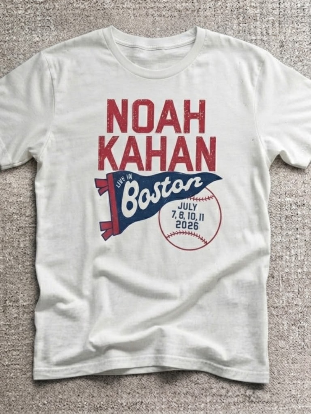 Noah Kahan Fenway Park Exclusive Concert 2026 T - Shirt